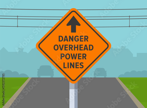 Traffic regulation rules and driving tips. Close-up of United States 