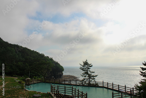 view of the ocean from the pier