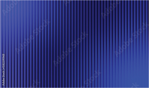 Abstract vertical blue gradient stripes with subtle shading isolated on white background