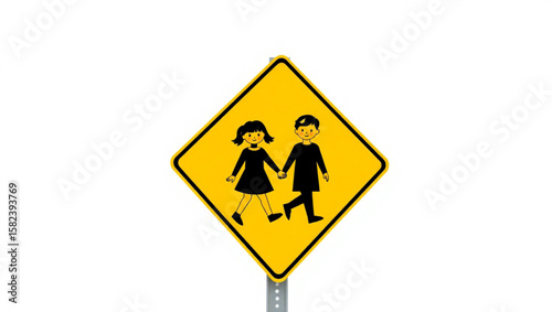 pedestrian crossing sign