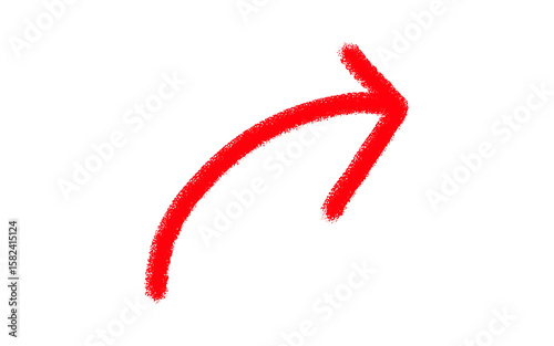 Elegant Hand-Drawn Red Arrow Icons Arrows for right directions