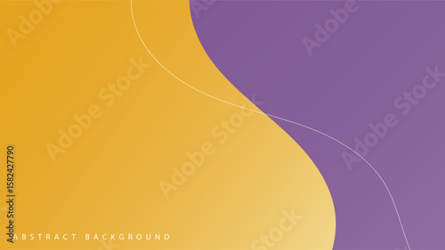 Abstract modern yellow and purple background. vector.