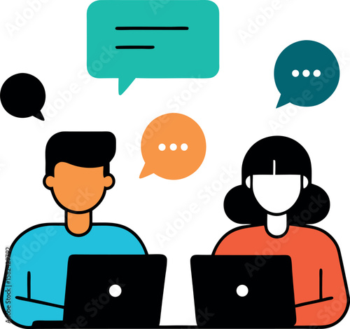 Freelancers Working Together On Remote Task