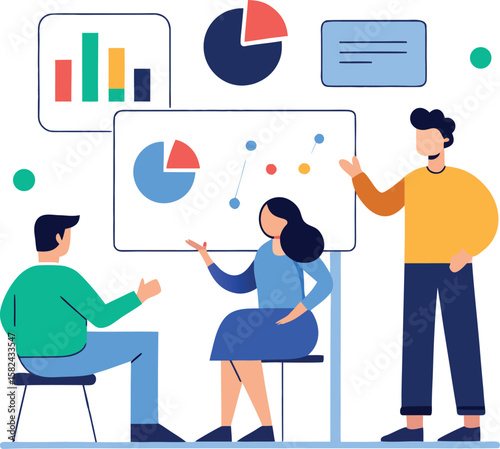 Virtual Whiteboard Collaboration Session Team Interaction