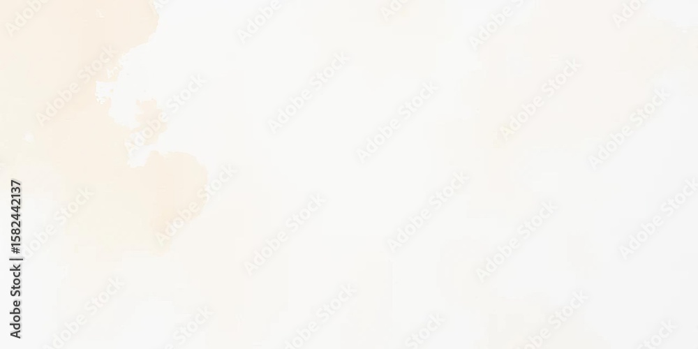 Obraz premium Subtle beige and white watercolor wash, abstract texture, splash, ethereal