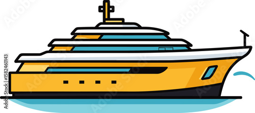 Luxurious Yacht on the Water: A Voyage of Leisure and Adventure