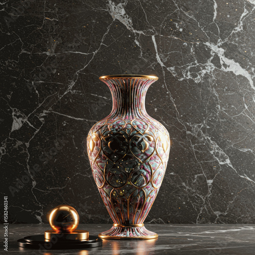 still life with vase