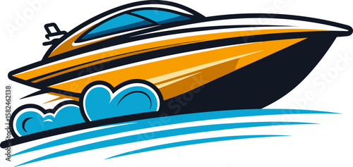 Speedboat on the Water: A Symbol of Nautical Adventure and Luxury Travel