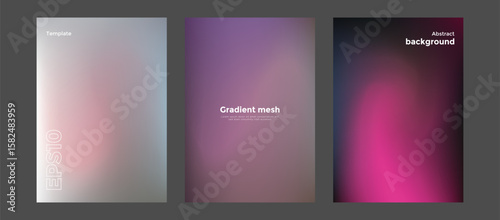 Abstract gradient mesh background template