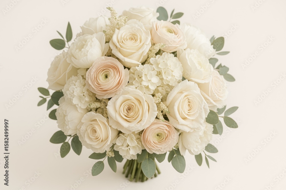 Obraz premium Elegant opulent floral arrangement for a wedding celebration