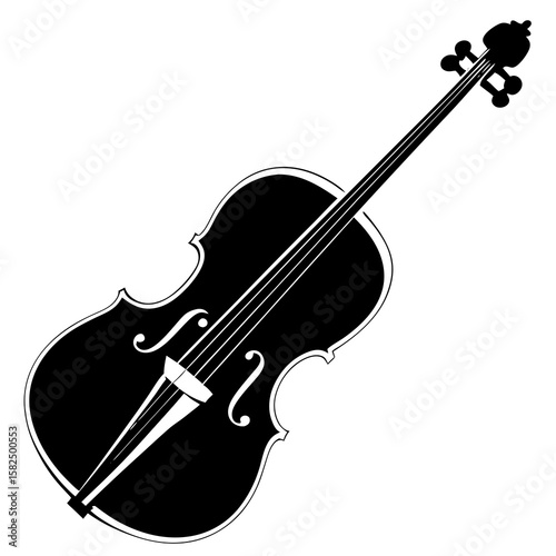 violin vector illustration