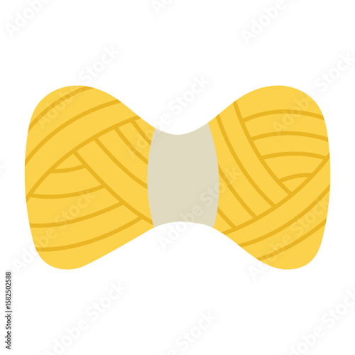 Ball of wool yarn. Threads for sewing and knitting. Vector illustration.