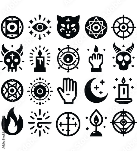 Asmodeus Das Dämonensiegel Icon-Set - 3