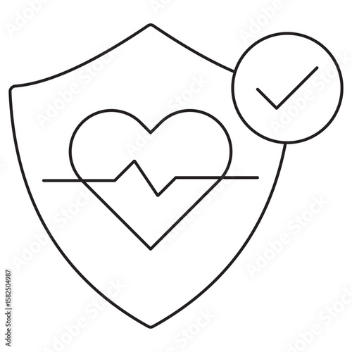 Life Insurance icon, Protect What Matters Most with Life Insurance, Secure Your Family’s Future Today, vector