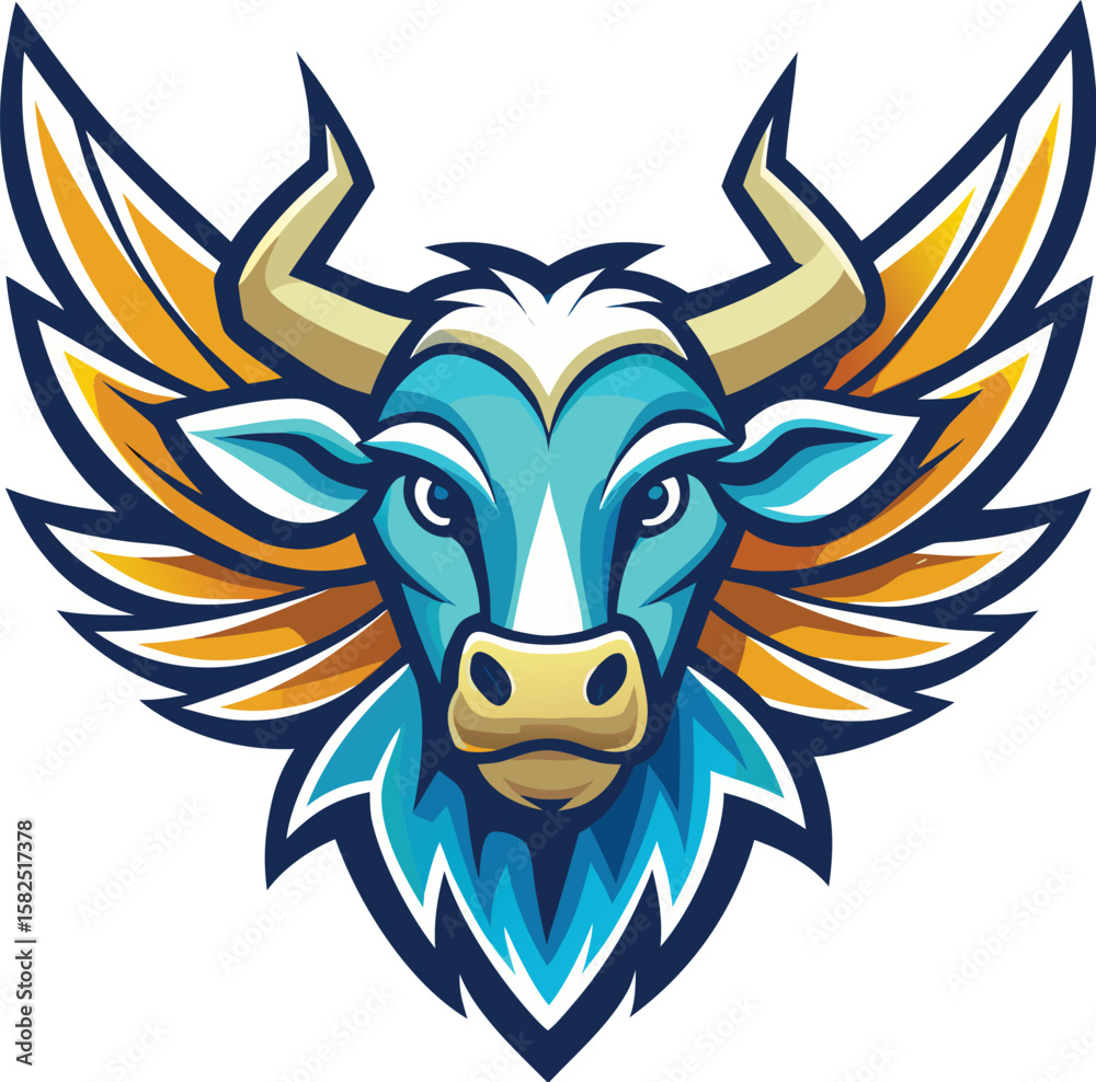 Fototapeta premium cow Vector, logo, icon