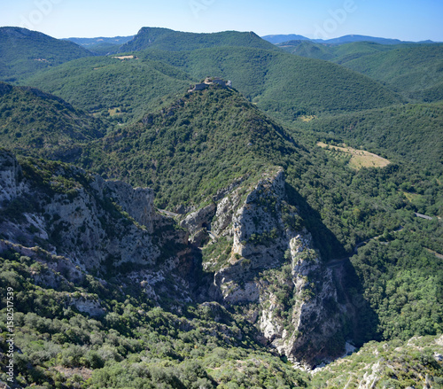 Château de Termes et clue du terminet - Corbières