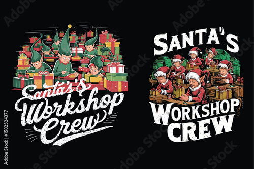 Santa's Workshop Crew festive elves christmas gifts