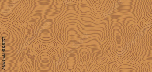 Hand drawn wooden grain seamless pattern background.
