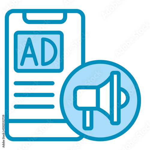 Social Media Ads  Icon Element For Design