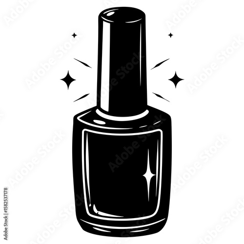 nail polish isolated on white