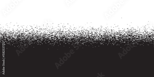 Noise grain background, pointillism dots gradient or dotwork pattern, vector stipple effect. Grain noise halftone or grainy texture or dotwork grain  modern  background
