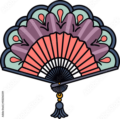 Elegant Asian Fan: A Cultural Icon of Beauty and Tradition