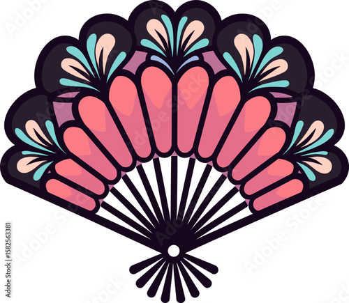 Elegant Asian Fan: A Symbol of Culture and Tradition