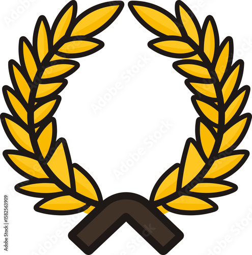 Golden Laurel Wreath: A Symbol of Victory and Achievement