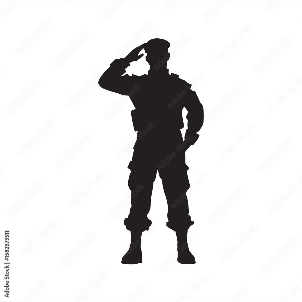Soldier Salute vector silhouette, saluting male army soldiers white Background, black and white, military salute figure, soldiers saluting in uniform silhouette Soldier Salute vector silhouette, saluting male army soldiers white Background, black and white, military salute figure, soldiers saluting in uniform silhouette