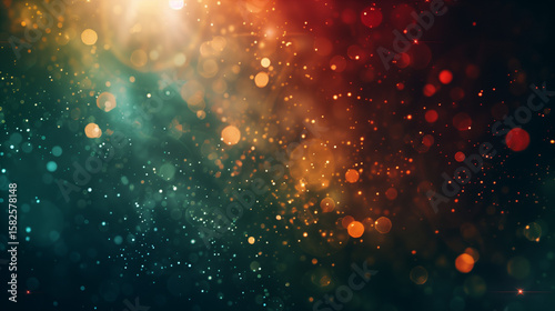 abstract background with particles