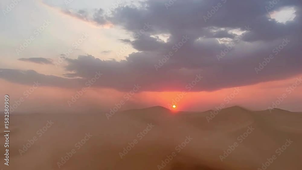 Sahara Sunset Magic Twilight Falls Over the Vast, Silent Desert Landscape Twilight Tranquility in the Sahara Desert Dunes Bathed in Evening Light Sahara Twilight Serenity A Peaceful Evening Scene   

