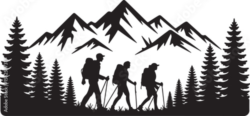 Heartwarming Family Walk Silhouette Bundle