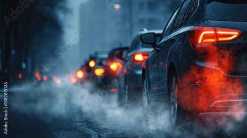 Traffic delays increase engine idling, boosting fuel waste and pollutant emissions that harm air quality.
