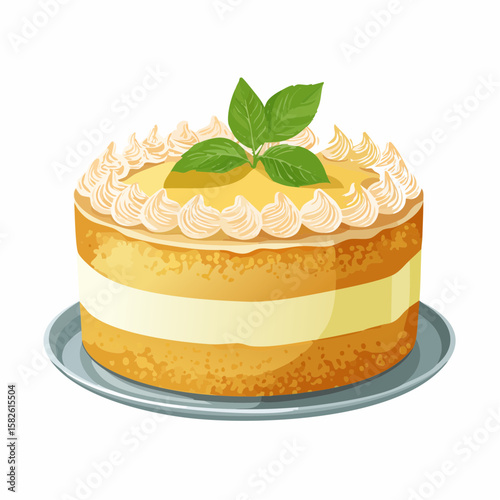 Three Milk Soaked Cake