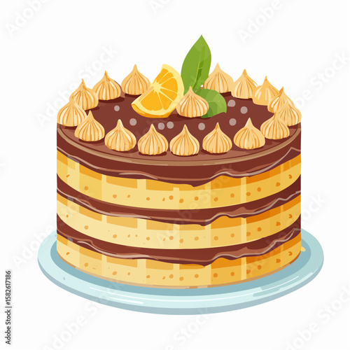 Sophisticated Parisian Gateau