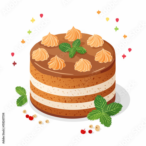 Stacked Marzipan Rings