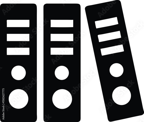File folders icon illustration