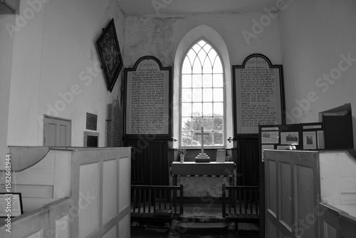 Photography interior of St Stephen's Church, Fylingdales. North Yorkshire