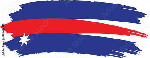 Brush Stroke Flag of the Australian Capital Territory