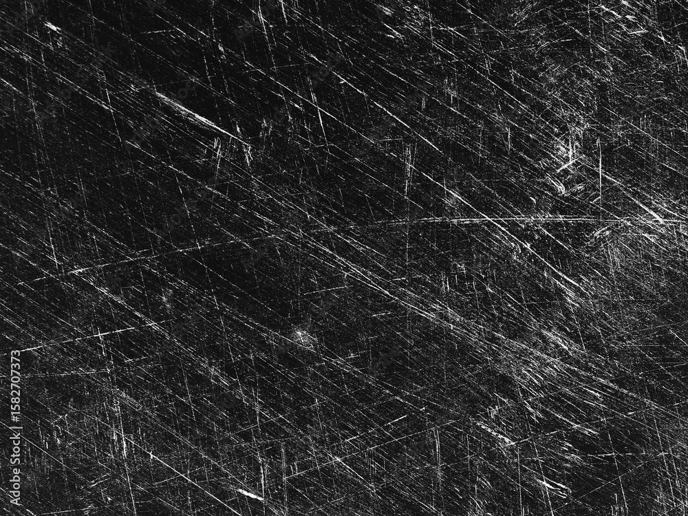Fototapeta premium Scratched surface revealing intricate textures and patterns in a monochrome setting