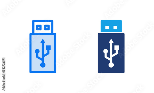 Usb icon vector illustration. Flash disk sign and symbol. flash drive sign.