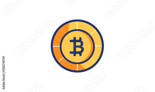 Bitcoin vector design for use.