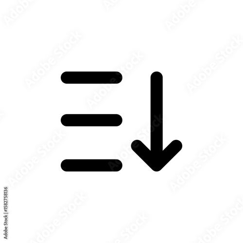 Sort Descending Icon for Data Table