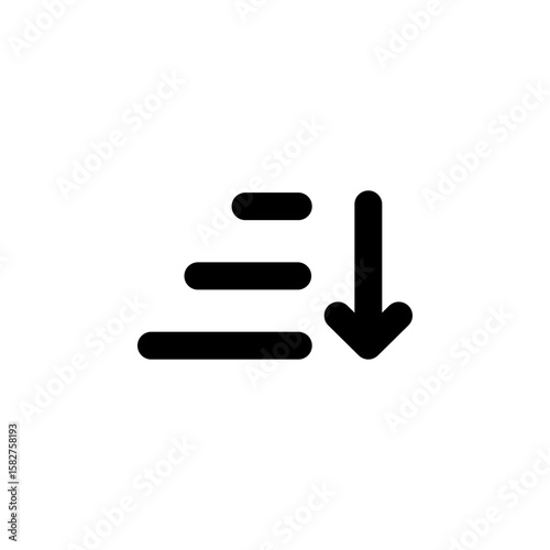 Sort Descending Icon for Data Table