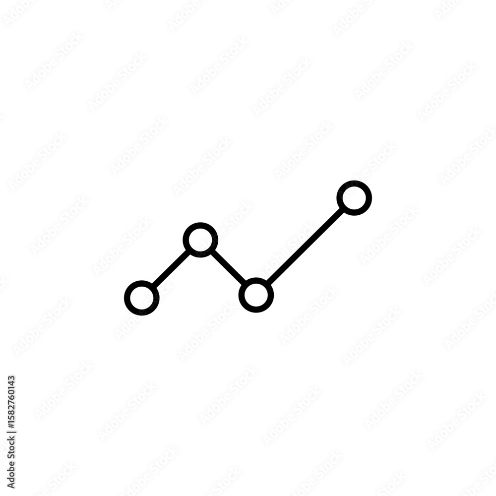 Chart Line Icon for Data Visualization Chart Line Icon for Data Visualization