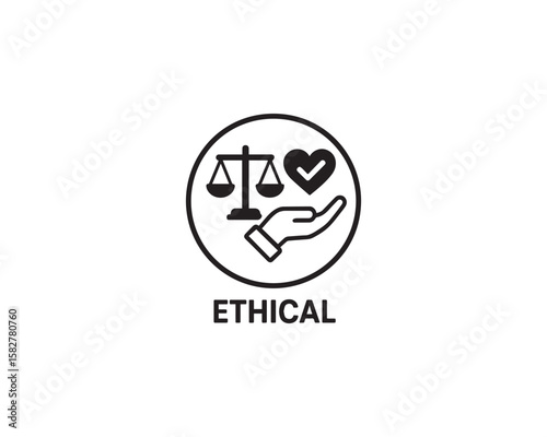 Free Download Ethical icon vector design art illustration - GFXLoad