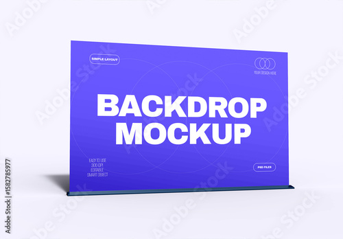 Modern Backdrop Mockup Template