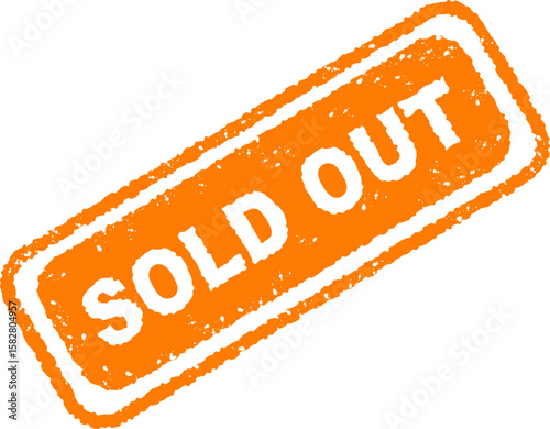 SOLD OUT, sale label vector illustration, SOLD OUT Stamp Grunge style