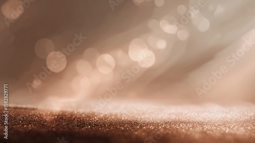 Warm, golden, bokeh background