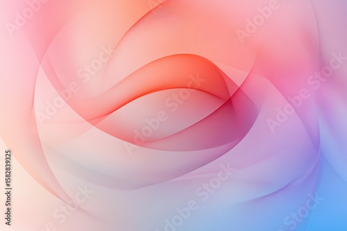 Abstract modern background with smooth circular lines and soft gradients
